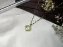 Prats Gilded Clover Pendant