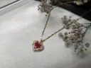 Prats Heart On Fire Pendant